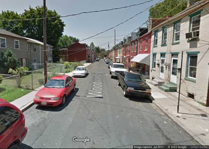 The 500 block of Woodward Street in Lancaster where the boys were found with drugs and guns the police say.