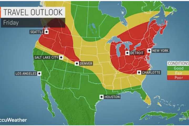 Pre-Christmas Storm: These Areas Expected To See Accumulating Snow, Poor Travel Conditions