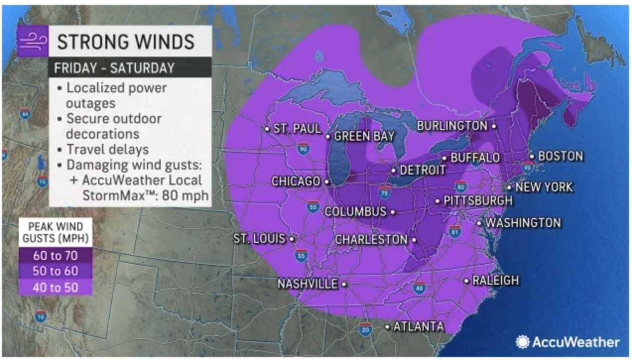 Damaging Wind Gusts Of 50-Plus MPH Will Be Main Threat From Pre ...