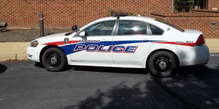 Manor Township police vehicle