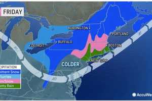 Falling Temps Will Lead To Chance For Wintry Mix In These Parts Of Region