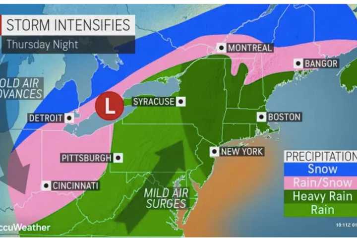 Major Storm Taking Aim On Region Will Be Packed With Heavy Rains, Strong Winds, Sleet