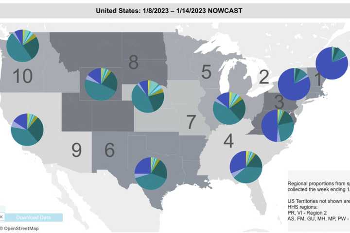 COVID-19: 'Kraken' Subvariant XBB.1.5 Gaining More Ground Nationally, CDC Warns