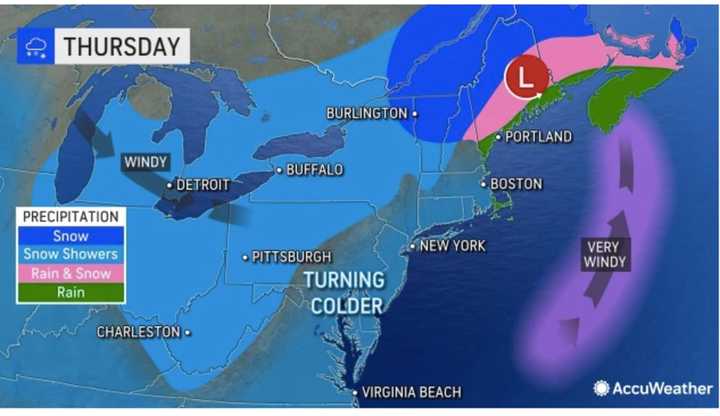 Strong winds will be followed by a drop in temperatures on Thursday, Jan. 26.