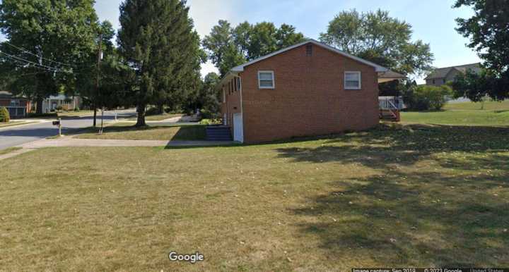 The backyard where the family was found dead in the 2000 block of Loman Avenue in Shiloh, West Manchester Township.