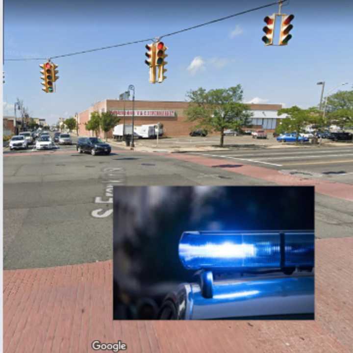 Front Street near the intersection of North Franklin Street in Hempstead.