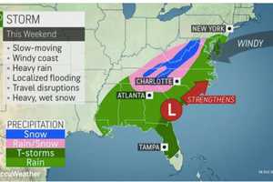 New Projected Track Released For Slow-Moving Weekend Storm