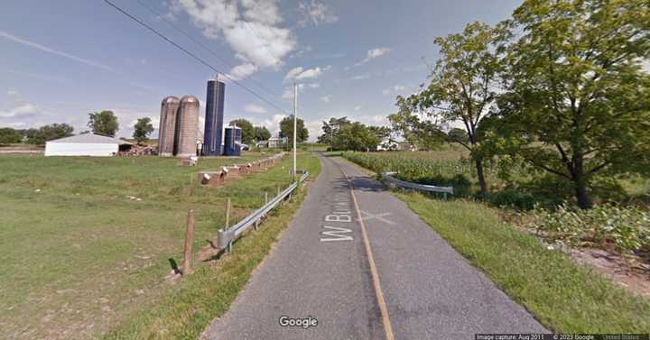 The 400 block of West Burkholder Road in Clay Township.