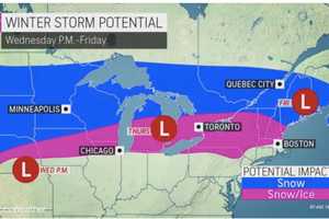 These Areas Could See Snowfall From Potent Storm Headed To Northeast