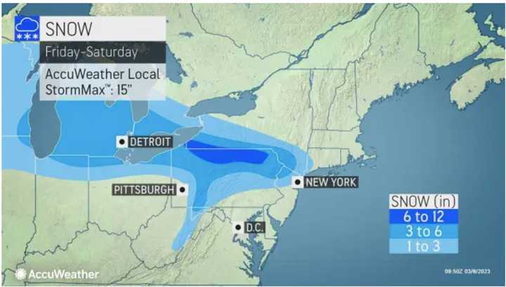 Projected Snowfall Totals Released For New Winter Storm Taking Aim On ...