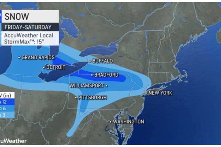 New Snowfall Projections Released For Winter Storm Headed To Region