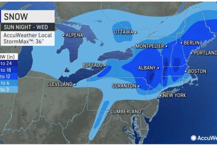 Nor'easter: Here Are Brand-New Snowfall Projections As Potent Storm Nears