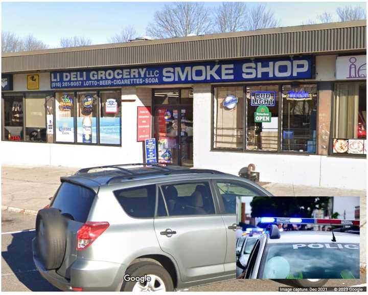 One of four stores that allegedly sold alcohol and tobacco products to minors on Long Island.