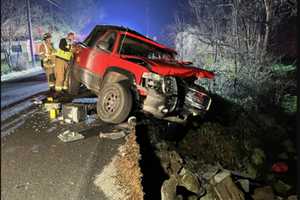 Truck Left Hanging Off Bridge When Driver Flees, York County Police Say