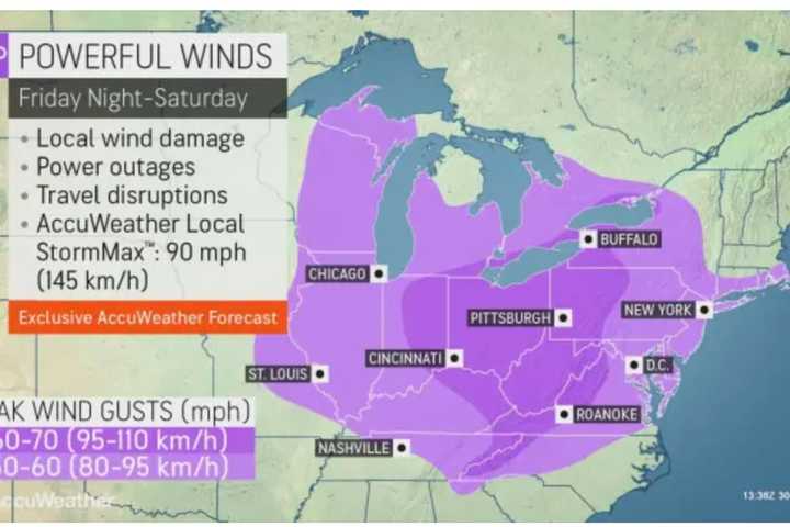 Potent Storm Nears: Here's When Damaging Wind Gusts Could Cause Power Outages