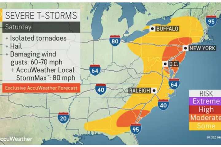 Storm Watch: System With Damaging Winds Could Include Hail, Isolated Tornadoes