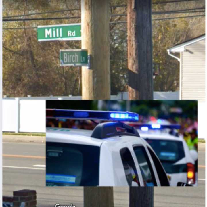 Mill Road and Birch Lane in Valley Stream.