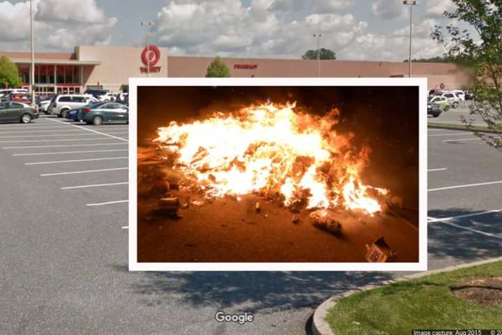 Burning Pile Of Trash Found At Target In Central PA