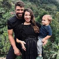 <p>Christian, Rocio &quot;Rose&quot; Michelle (pregnant with Amadeo), and Romeo Roberts.</p>