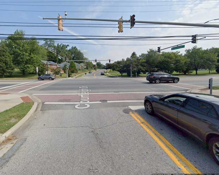 Liberty Road and Courtleigh Drive in Milford Mill