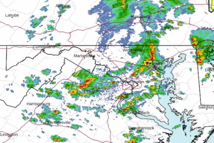 Hail, Rain Threatening Parts Of Virginia As Storm Rolls Through Region