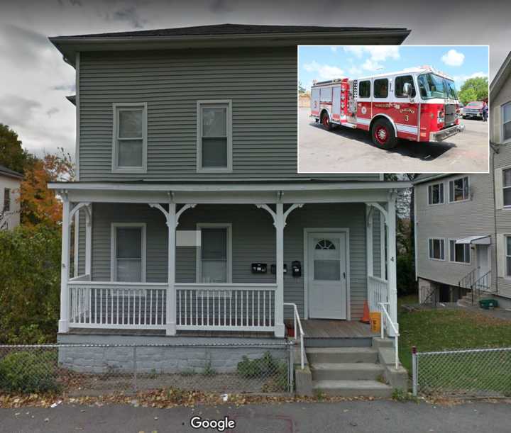 The two-alarm blaze began just after 10:30 p.m. Tuesday, April 18, at 4 Normal Street, Worcester firefighters said.