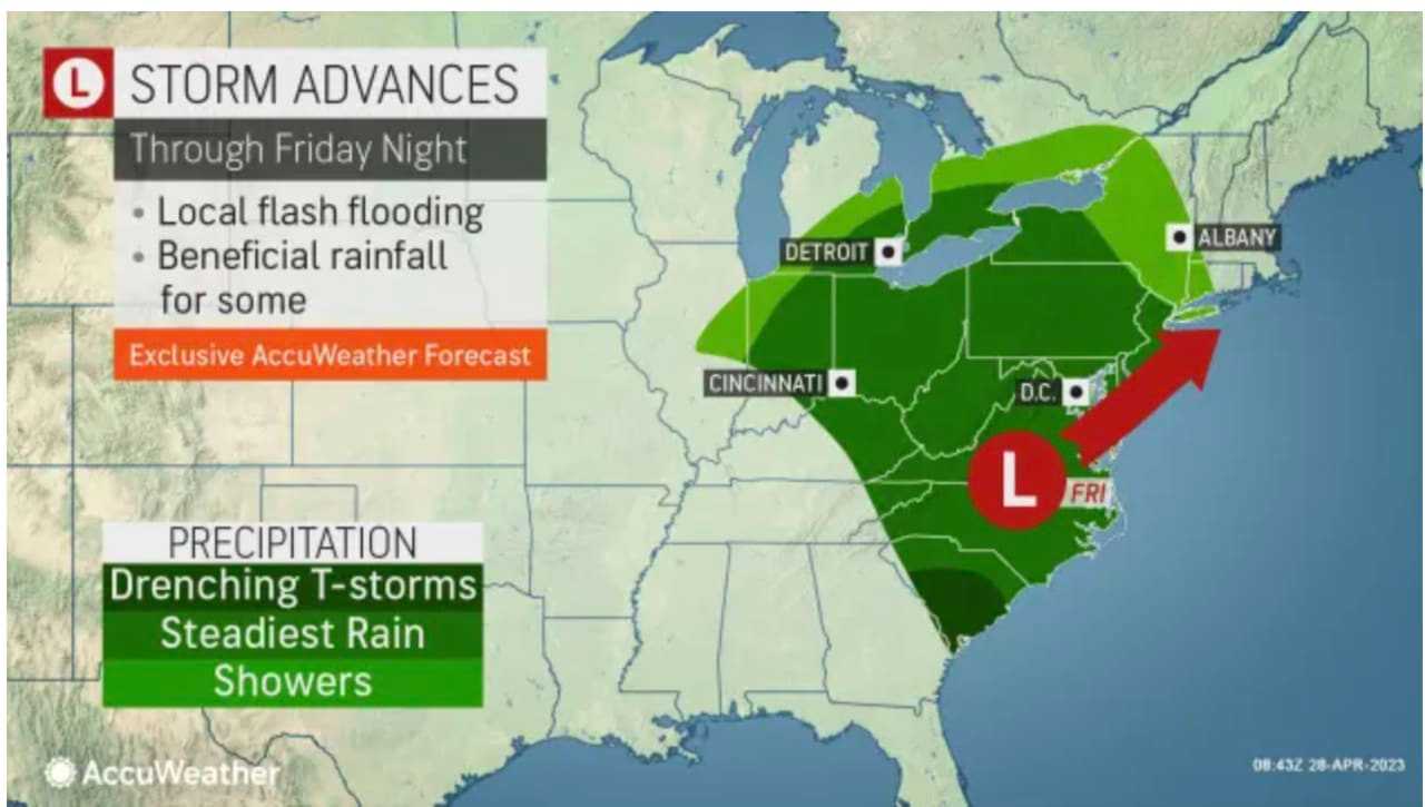 Weekend Washout? Pair Of Fast-Moving Storms Will Sweep Through Region ...