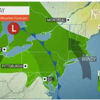 <p>The heaviest rain from the first storm system of the weekend should wind down by around midday Saturday, April 29.</p>