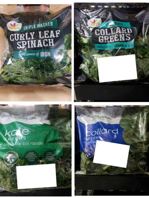 Kale, Spinach, Collard Green Products Sold In PA Subject To Listeria Recall