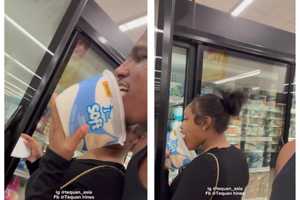 Tasteless Stunt Sends Ice Cream Licking VA Couple Into Internet's Most Hated