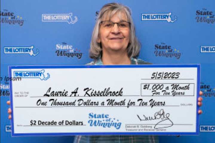 Western Mass Woman Wins $1K A Month For 10 Years In State Lottery