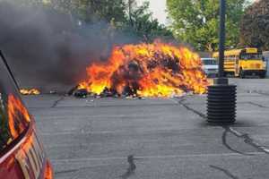 Burning Pile Of Garbage At Church In Mount Joy: Authorities (PHOTOS)