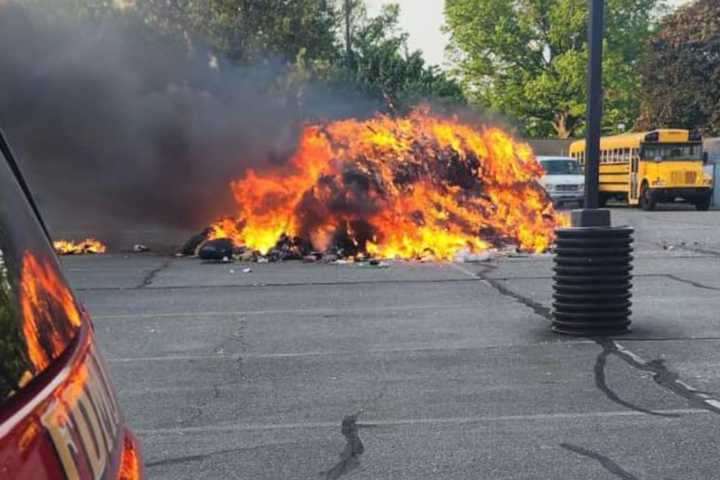 Burning Pile Of Garbage At Church In Mount Joy: Authorities (PHOTOS)