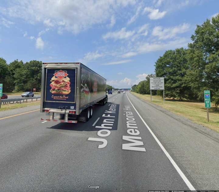 The truck crashed on I-95 in Cecil County.