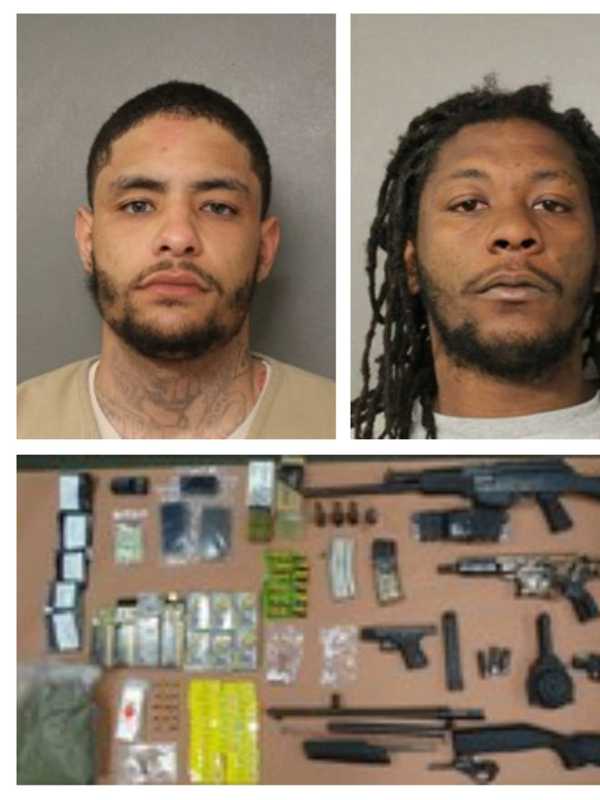 Weapons, Drugs Seized From Dubious Duo During During Search In St. Mary's County, Sheriff Says