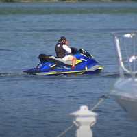 <p>A jet ski rider was killed and another is critical after crashing head-on with another watercraft.</p>