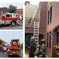 Firefighter Injured Battling Townhouse Blaze In DC (VIDEO)