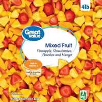 <p>The mixed fruit pacakaging.</p>