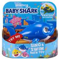 <p>Recalled Robo Alive Junior Baby Shark Sing &amp; Swim Bath Toy in blue</p>