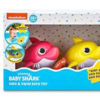 <p>Recalled Robo Alive Junior Baby Shark Sing &amp; Swim Bath Toy 3-pack</p>