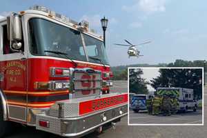 One Flown To Trauma Center After 2-Car Crash In Hunterdon County