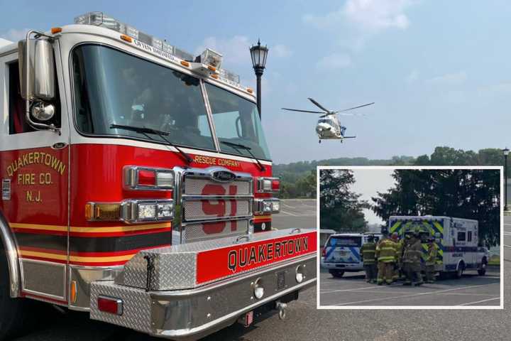 One Flown To Trauma Center After 2-Car Crash In Hunterdon County