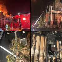 <p>The fire was reported on Rosecroft Road in Rockville</p>