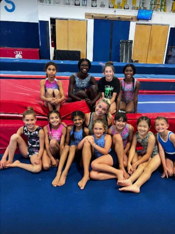 Livvy Dunne Visits Paramus Gymnastics School