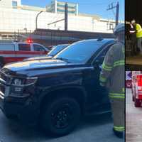 <p>Crews at the scene of the derailment in DC.</p>