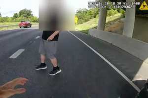 Officer Risks Life To Save Man In Crisis Trying To Walk Into Hagerstown Traffic (VIDEO)