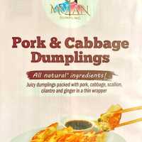 <p>Mulan Dumpling Pork &amp; Cabbage Dumplings</p>