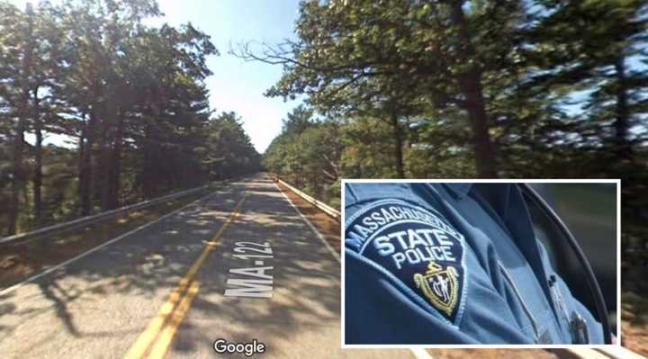 A 75-year-old Leicester man died Wednesday, July 19, when a tree fell into the path of his pick-up truck in New Salem in Franklin County.