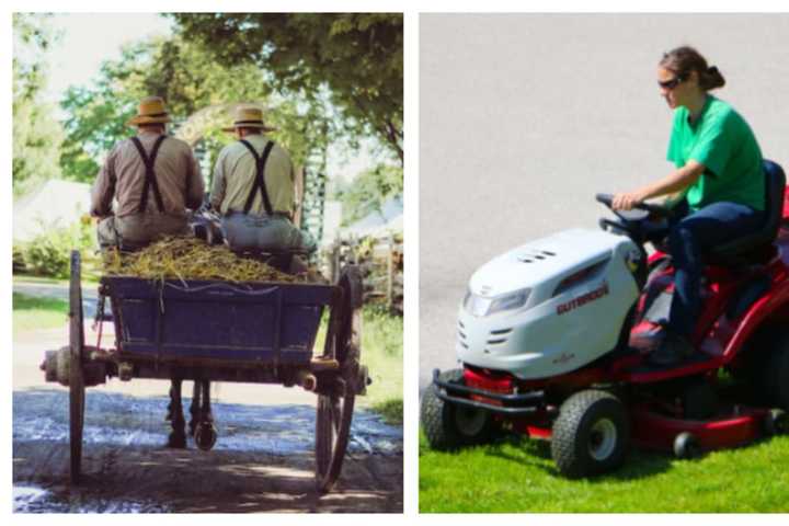 Amish Boys Seriously Hurt Woman Riding Lawnmower, PA State Police Say