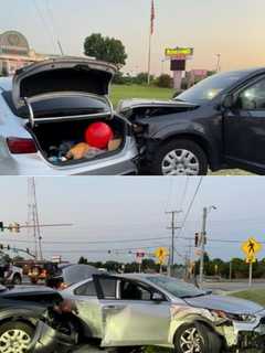 Stolen Car Crashes Into Undercover Police Cruiser In Maryland